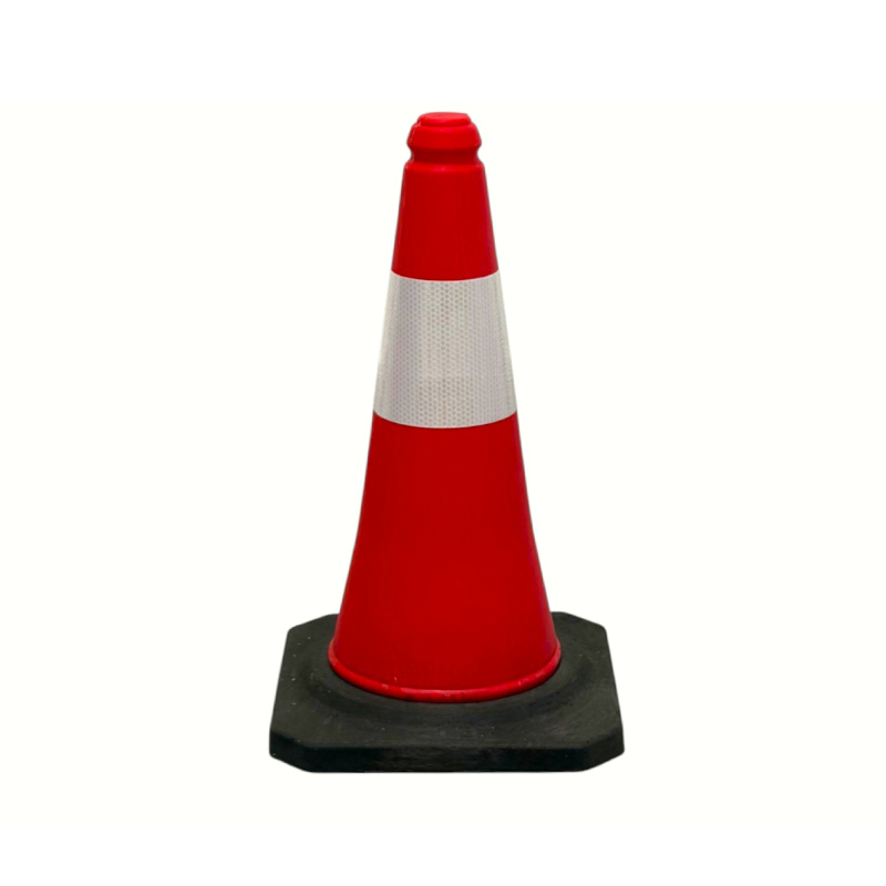50/75/100 cm, jól látható PE fényvisszaverő közlekedésbiztonsági kúp az útkezeléshez