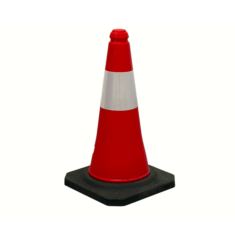 50/75/100 cm, jól látható PE fényvisszaverő közlekedésbiztonsági kúp az útkezeléshez