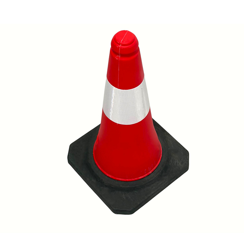 50/75/100 cm, jól látható PE fényvisszaverő közlekedésbiztonsági kúp az útkezeléshez