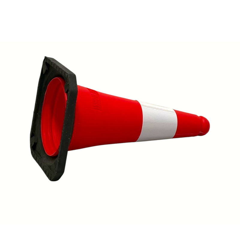 50/75/100 cm, jól látható PE fényvisszaverő közlekedésbiztonsági kúp az útkezeléshez