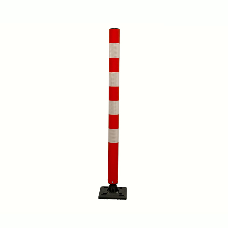 Felületre szerelhető forgalomhatároló oszlop lecsavarható talppal