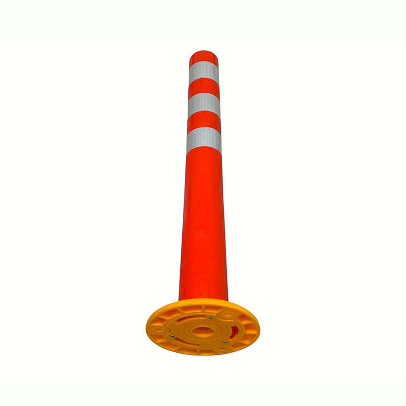 Rugalmas PVC határolóoszlop fényvisszaverő nyakörvekkel