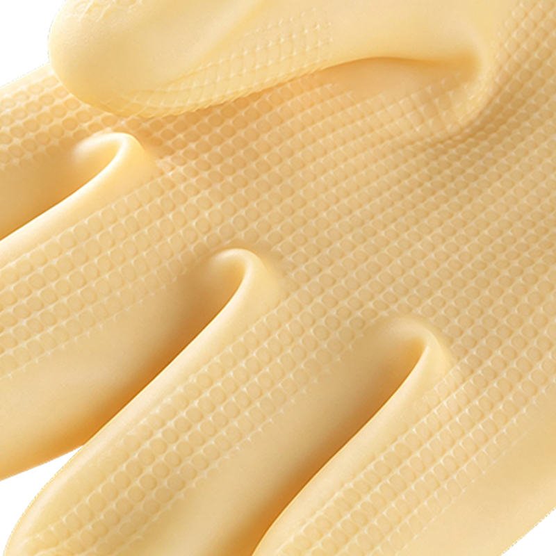Nagy teherbírású, sav/lúgálló latex gumikesztyű