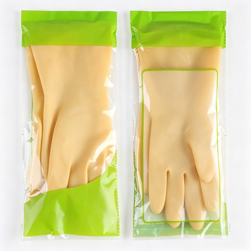 Nagy teherbírású, sav/lúgálló latex gumikesztyű