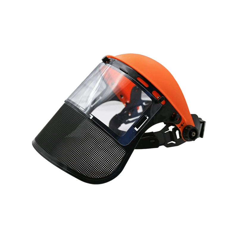 Kettős pajzsú PVC és hálós erdészeti és kaszálási biztonsági védőszemüveg